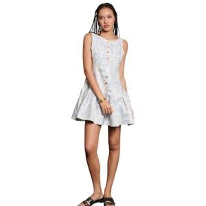 Ghospell Serena Zebra Mini Dress - Small